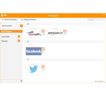 Produktbild Abelssoft KeyDepot 2015