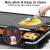 Produktbild HengBO 2-in-1 Raclette Grill 8 Personen