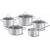 Palermo Edelstahl-Topfset (5-teilig)