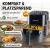 Produktbild Gourmetmaxx Heißluftfritteuse 3,2 L