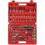 Produktbild Red Tools Werkzeugkoffer Bicolor Spline-Set (108-tlg.)