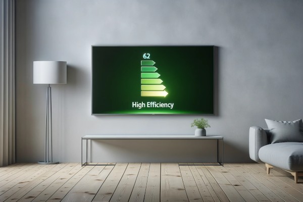 TV-Stromkosten entsprechen einem Drittel des Kaufpreises Großer Fernseher mit Energie-Verbrauchs-Balken