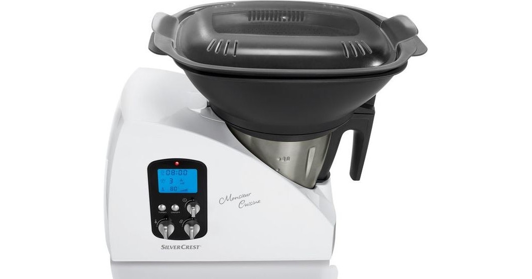 SilverCrest Monsieur Cuisine Connect Küchenmaschine – 1100 W, 11 Funktionen, Mit App & Touchscreen