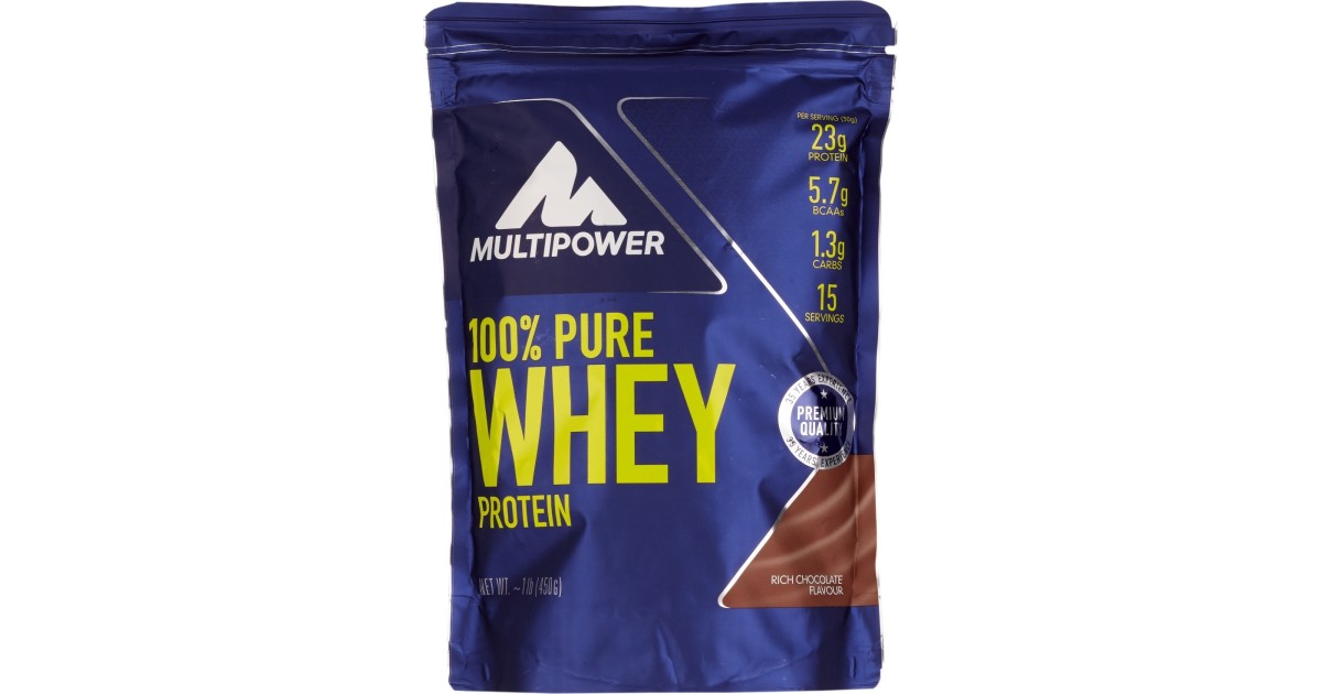 Multipower 100 Pure Whey Protein Schokolade im Test 1,6 gut