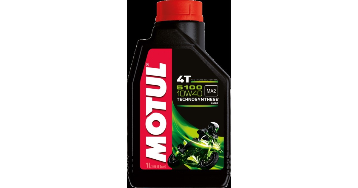 MOTUL 5100 Motorenöl 10W40 – Teilsynthetisch, 5 Liter, Für 4-Takt Motoren