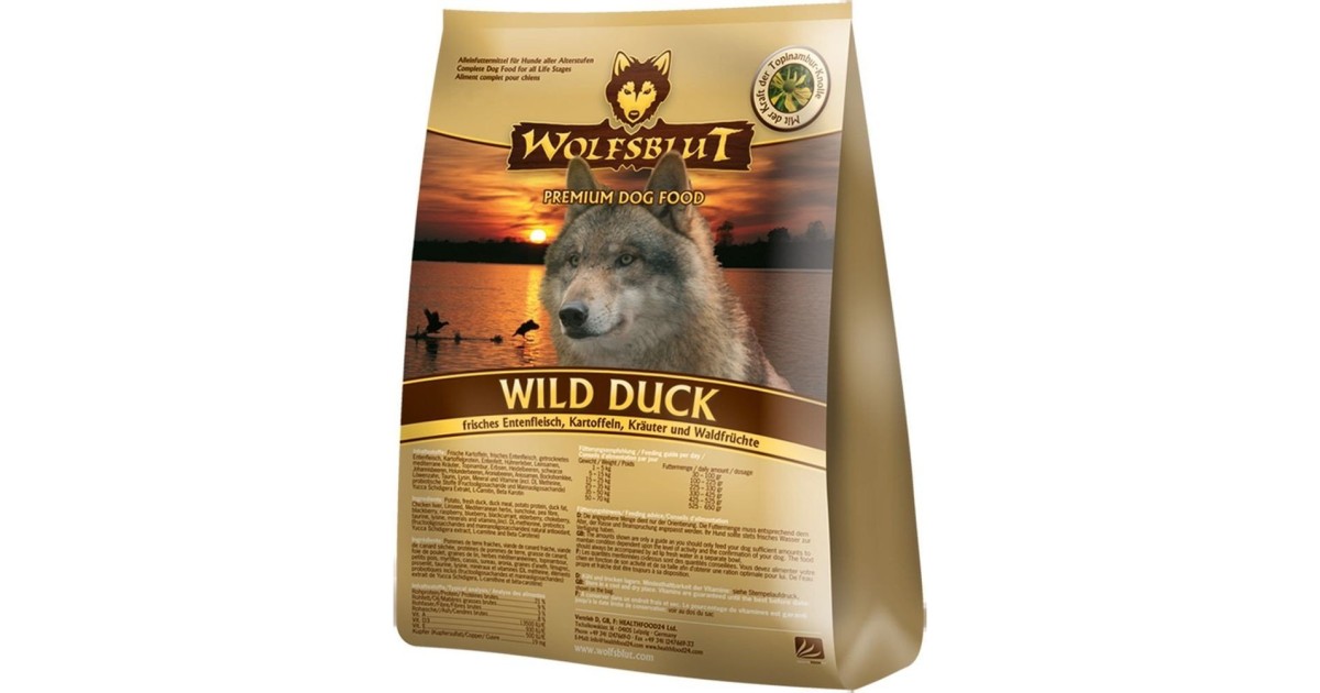 Wolfsblut Wild Duck Adult: 1,4 sehr gut | Qualitativ gutes Futter