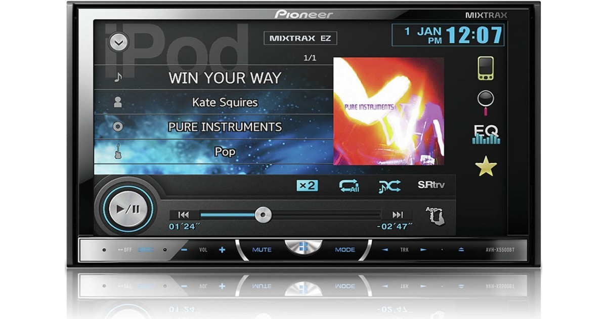 Pioneer AVHX5500BT 1,5 sehr gut Unsere Analyse zum Moniceiver