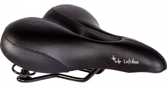 P & P Pro Cycling Engelke 851 Bequemsattel, Braun, 268 X 199 Mm, Mit Druckentlastung Für Damen Und Herren