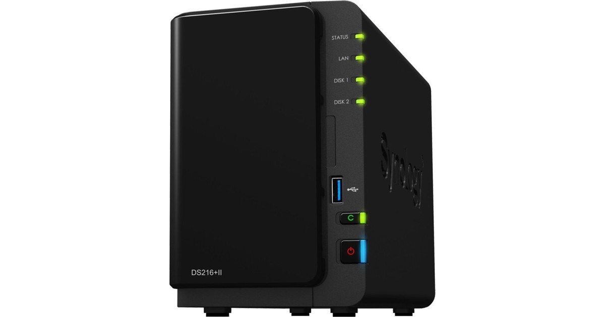 Synology DiskStation DS216+II im Test 1,9 gut