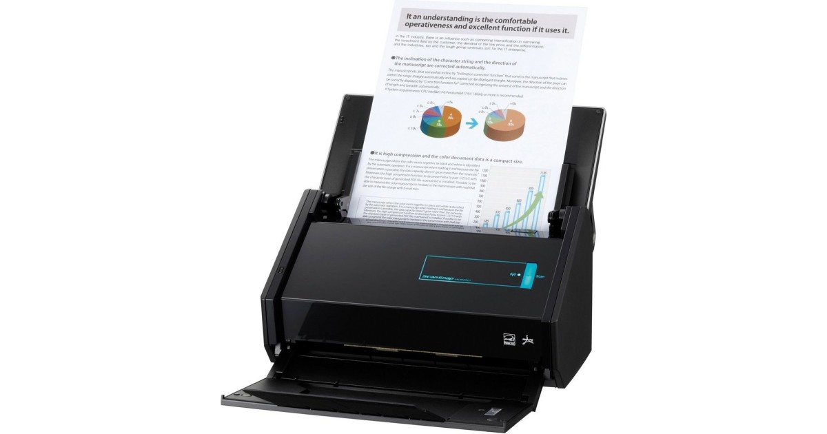 Fujitsu ScanSnap iX500 im Test: 1,7 gut