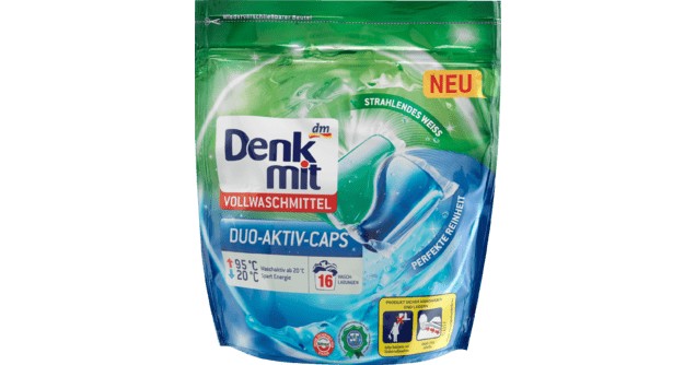 dm / Denk mit Vollwaschmittel Duo-Aktiv-Caps im Test