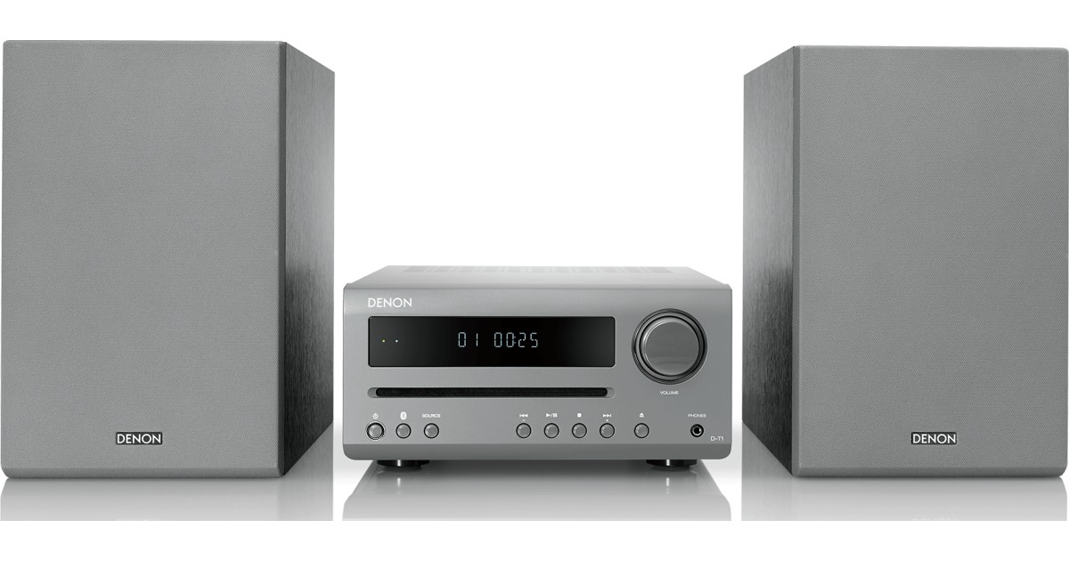 Einfachst-Stereo-Anlage Denon mit Luxusmarken-Qualitäten D-T1: 1,9 gut |