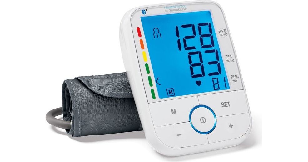 Lidl / Silvercrest Oberarm-Blutdruckmessgerät SBM67 | Lidl lohnt sich auch  beim Blutdruckmessen