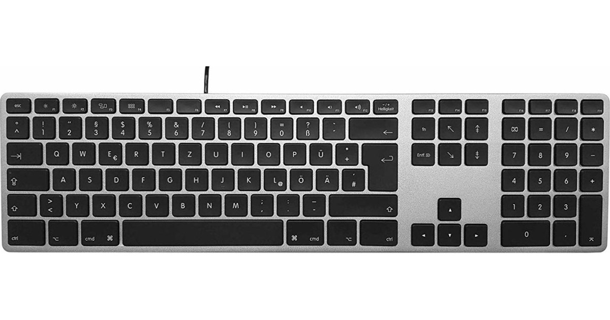 Matias RGB Backlit Wired Aluminum Keyboard for Mac im Test Unsere