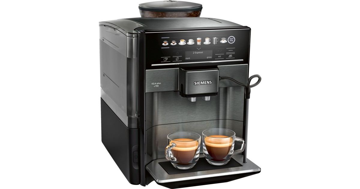 Siemens Te657509de Eq.6 Plus S700 Kaffeevollautomat Schwarz Siemens EQ.6 plus s700 TE657509DE: 2,1 gut | Kaffee auf Knopfdruck