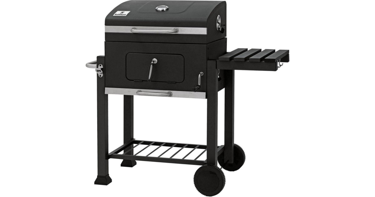 Hellweg / Rothmann Orlando Komfortabler Holzkohlegrill mit Zusatz