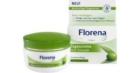 Florena Tagescreme mit Olivenl - fr trockene Haut im Test: 1,9 gut