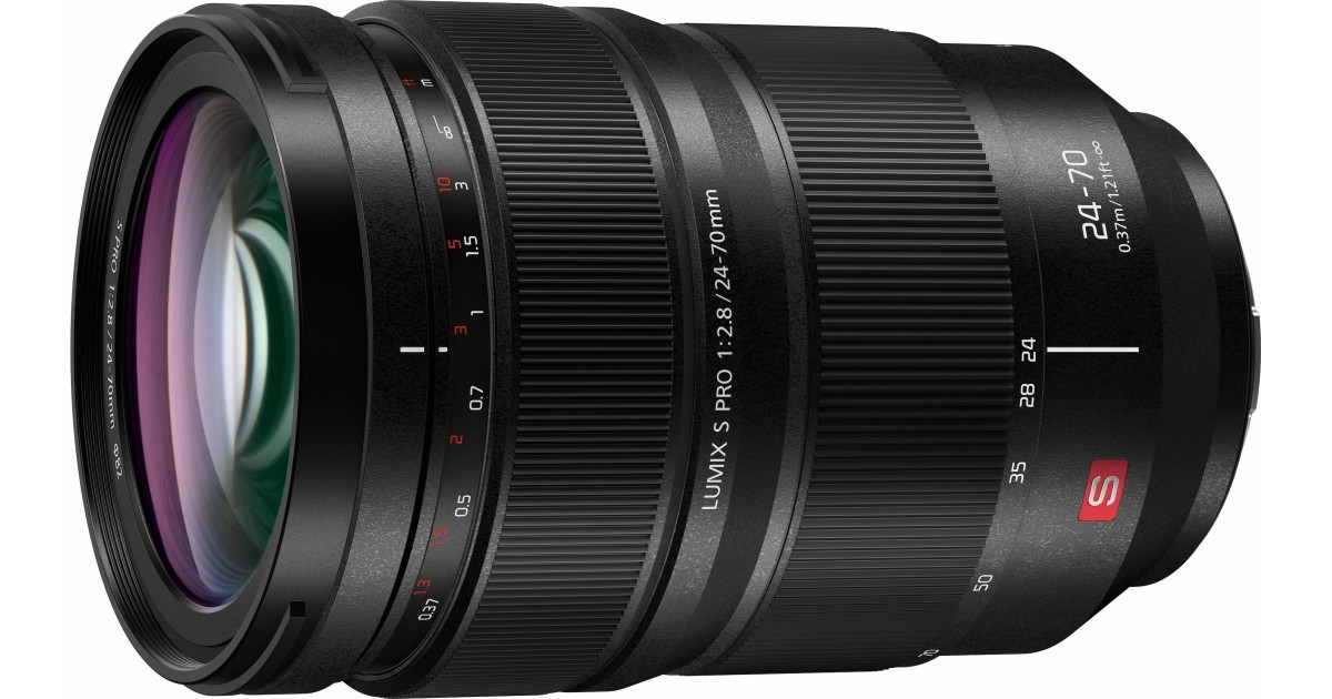 Panasonic Lumix S Pro 24-70 Mm F2.8 Objektiv Für L-Mount – Profi-Zoom Für Full-Frame Kameras, Staub- & Spritzwassergeschützt