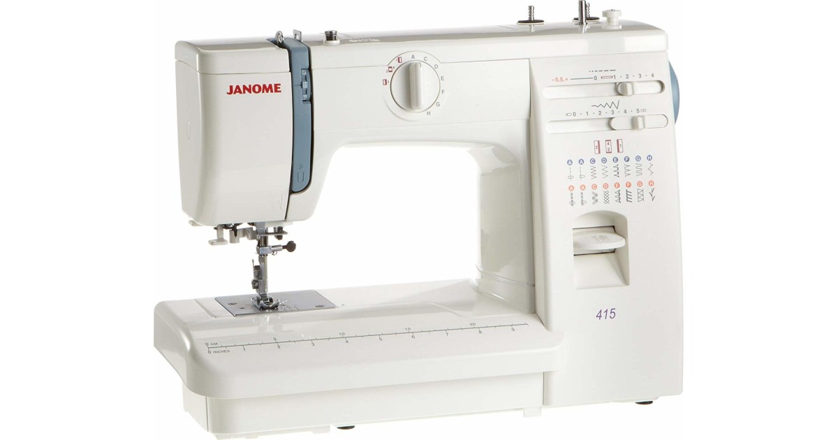 Janome 415 Solide verbautes, kraftvolles Einsteigermodell