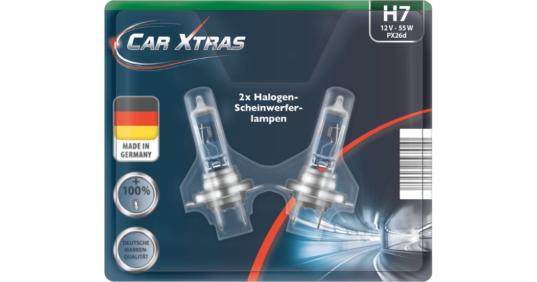 Car Xtras Autolampen Box H7 Aldi Aldi / CarXTRAS H7 Halogen-Scheinwerferlampen im Test: 1,1 sehr gut
