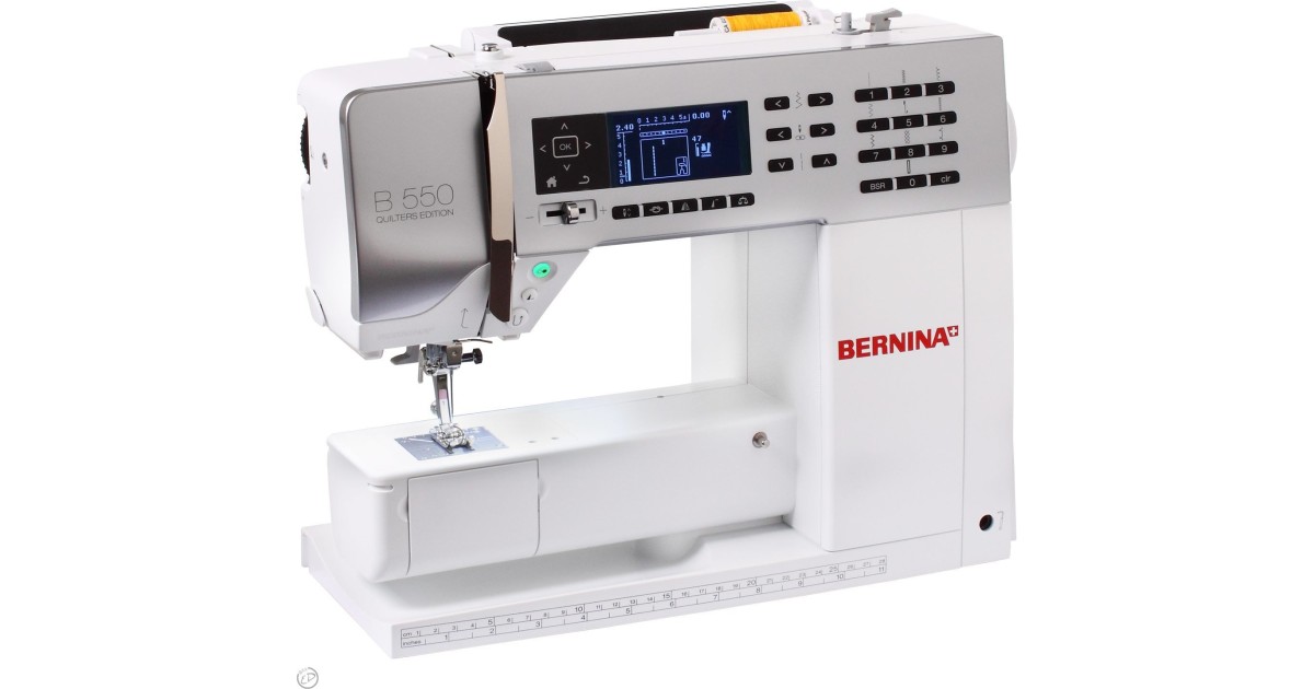 Bernina B550 QE Liefert exakte Nahtbilder beim Freihandquilten