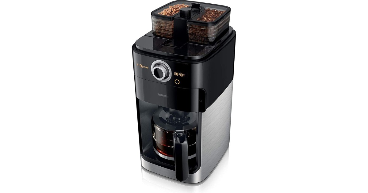 Philips Brew 1,7 Mahlwerk im gut Aromatischer & Grind Filterkaffee dank Test: HD7769/00 |