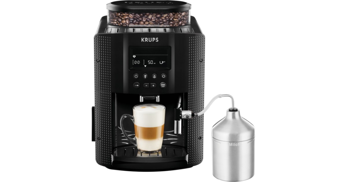 Krups EA8150: 1,7 gut | Vielfältige Einstellungen für heißen Espresso mit  leckerer Crema
