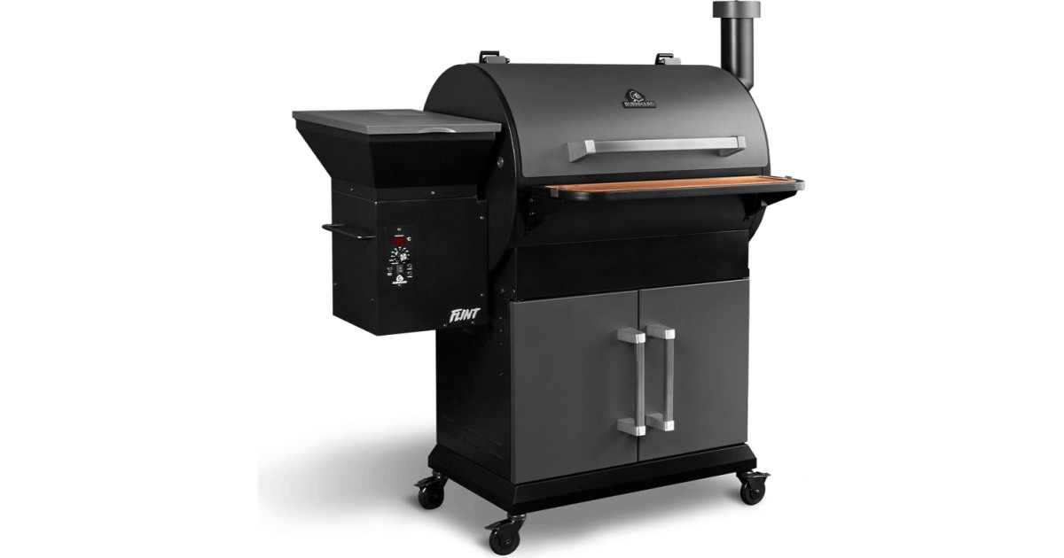 Burnhard Flint 1,9 gut PelletSmoker mit einstellbarer Gartemperatur