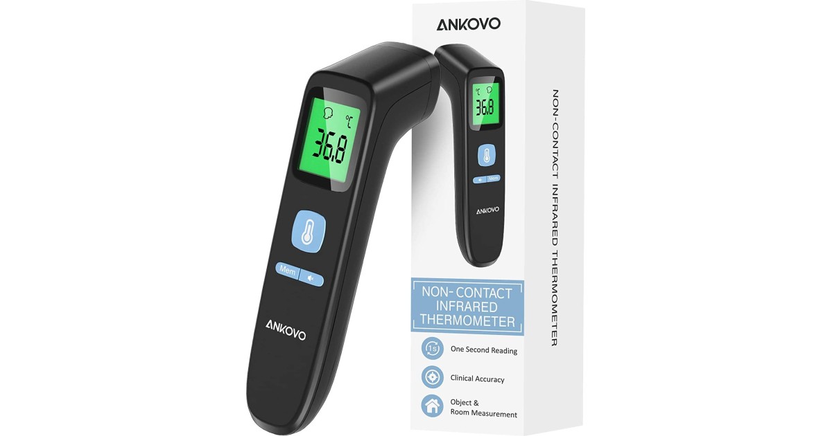 Ankovo Kontaktloses Infrarot Fieberthermometer (FCIR200) Unsere