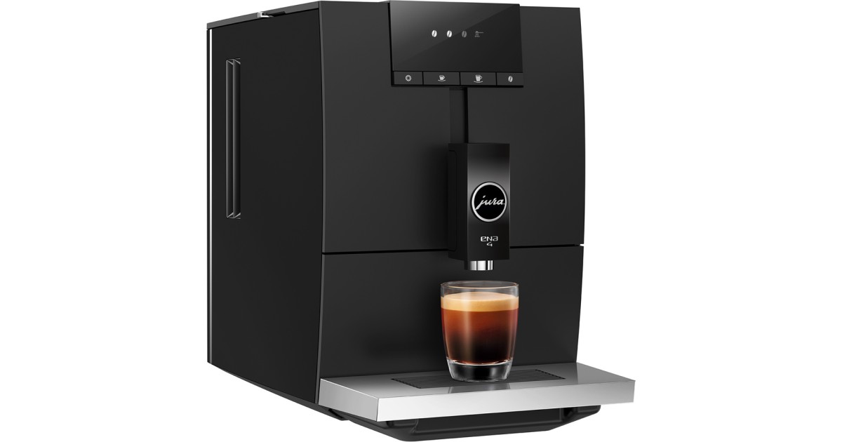 Jura ENA 4 im Test: | Kaffeevollautomat Platzsparender 2,4 leichter mit Bedienung gut