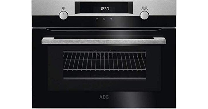 AEG KMK565000M | Kompakter Kombi-Einbaubackofen mit integrierter Mikrowelle