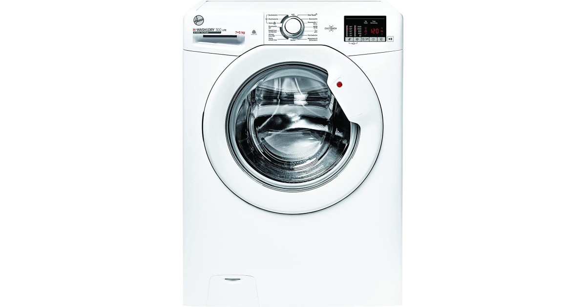Buy Hoover HWash 300 Lite Smart 8kg/5kg Washer Dryer White Online ElectroCity.ie
