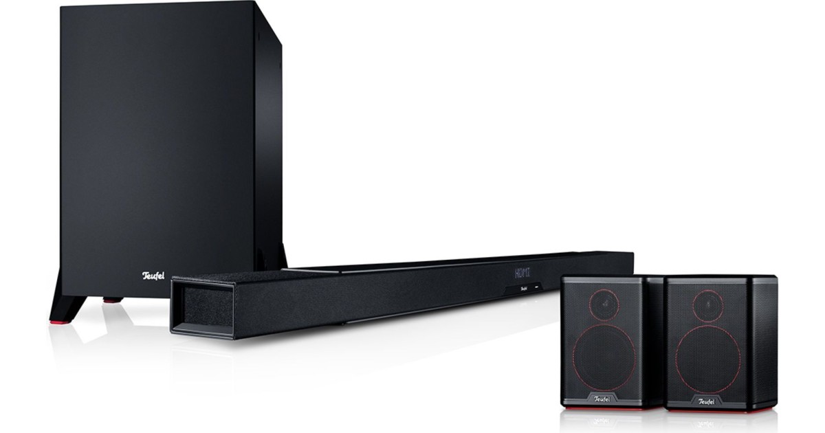 Cinebar Lux Surround Ambition 5.1 Set Teufel Cinebar Lux Surround Ambition „5.1-Set“ | Komplettsystem mit