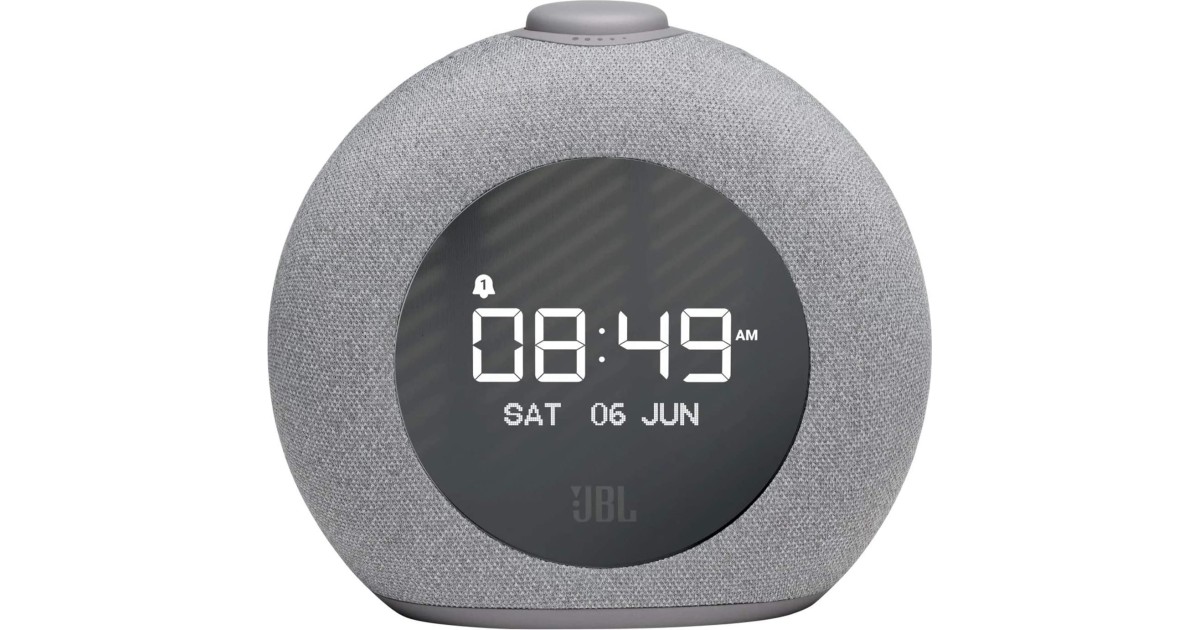 JBL Horizon 2 Bluetooth-Lautsprecher Mit FM-Radio & DAB In Grau | 4 Watt, Ambientebeleuchtung & USB-Anschlüsse