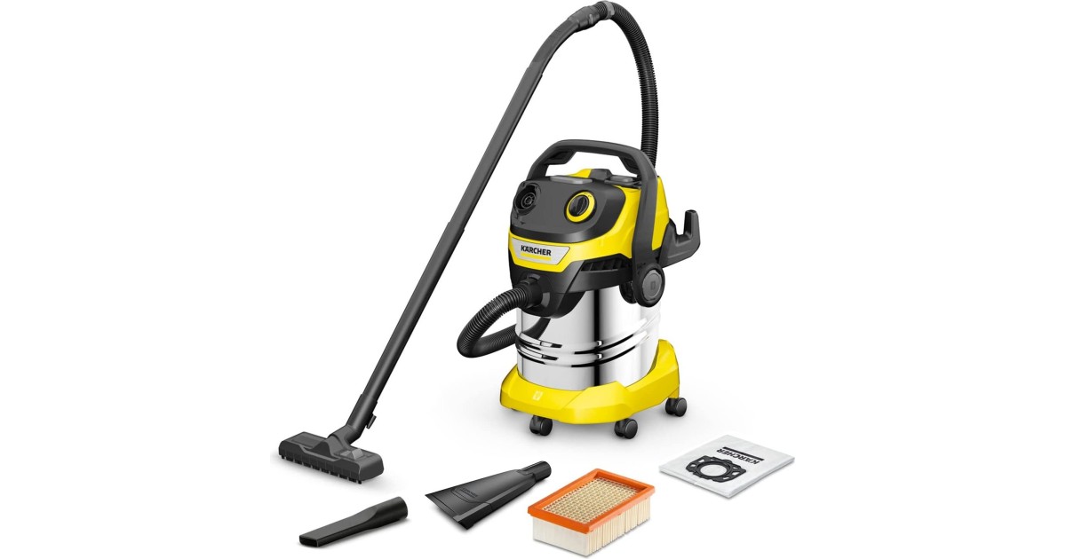 Kärcher WD 5 S V25/5/22 1,4 sehr gut Saugt nass und trocken mit