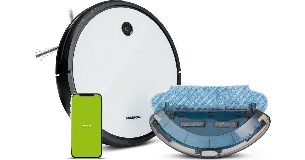 MEDION® Hauptbürste für Saugroboter mit Wischfunktion S12 SW (MD 20041