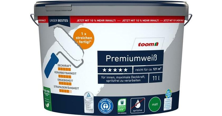 Toom Premiumweiss Test