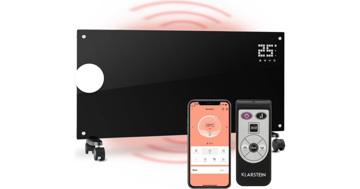 Klarstein Bornholm Smart (2000 W) im Test 1,7 gut Als Stand und