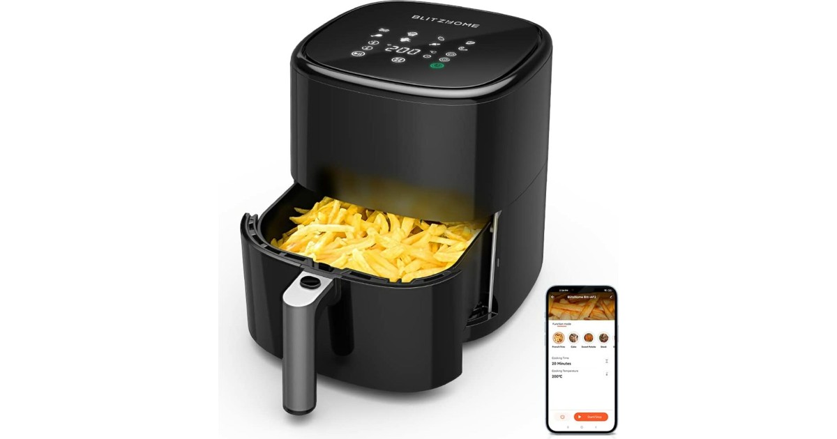 BlitzHome BHAF2 AirFryer im Test 1,8 gut XLVolumen und komfortable