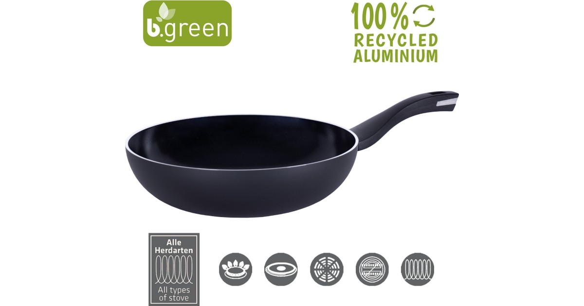 Berndes Wokpfanne b.green Alu Recycled Induction im Test 1,7 gut