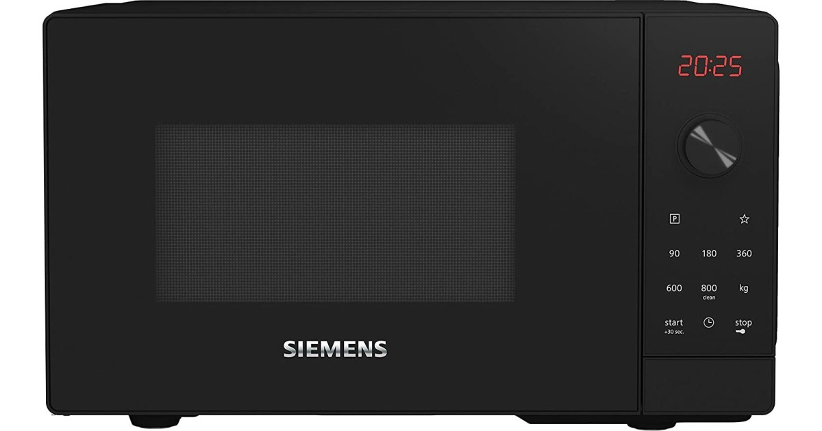 Siemens Microonde Da Incasso FF023LMW0 - 800W, 7 Programmi Automatici, CookControl7, QuickStart, Bianco