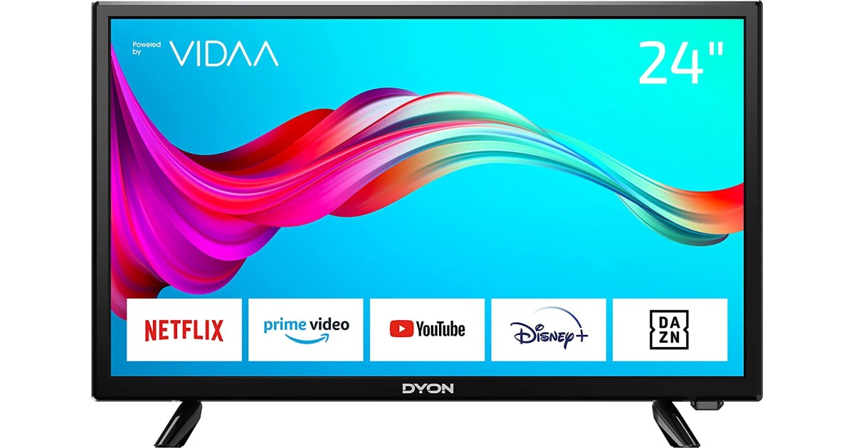 Telecomando Ricambio VINABTY Per TV DYON SMART 24 – Sostitutivo Leggero, Facile Da Usare