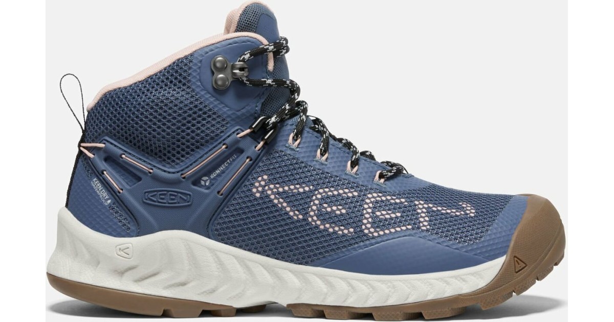 KEEN Femme Nxis Evo Mid Waterproof - Bottes De Randonnée Mi-Hautes Imperméables Et Confortables