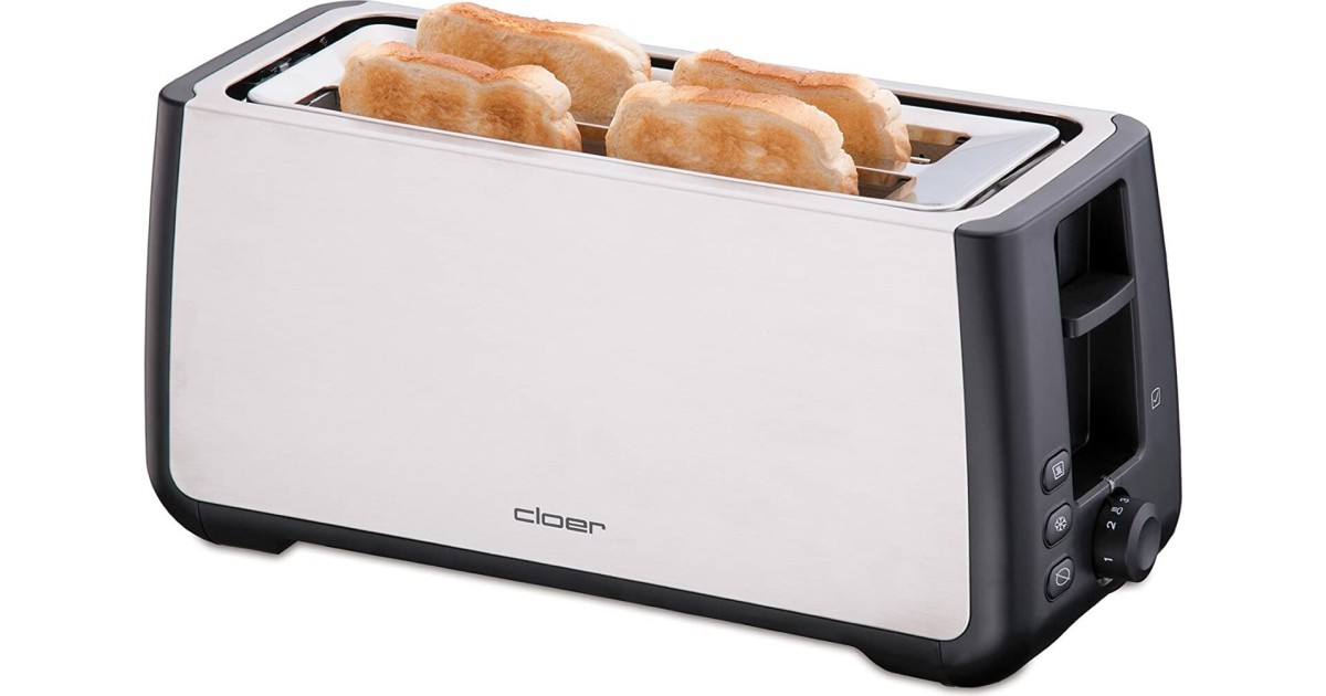 Cloer 3579 im Test 1,6 gut StandardToaster für bis zu vier