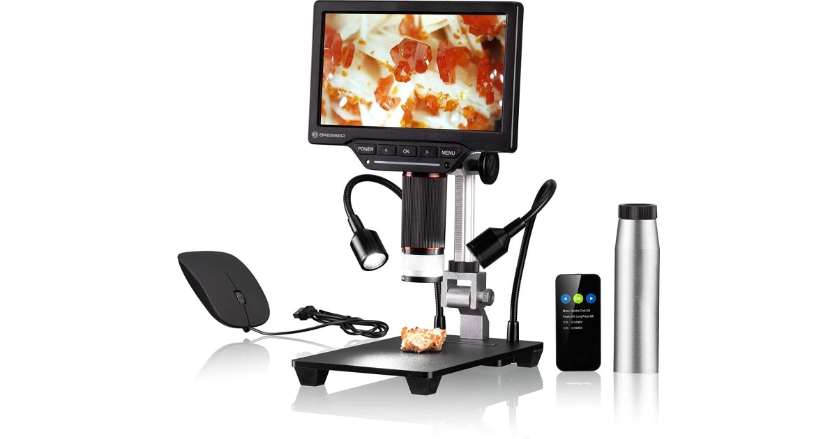 Bresser WLAN 1.080P Digital-Mikroskop 2L mit LCD-Bildschirm (9652100 ...
