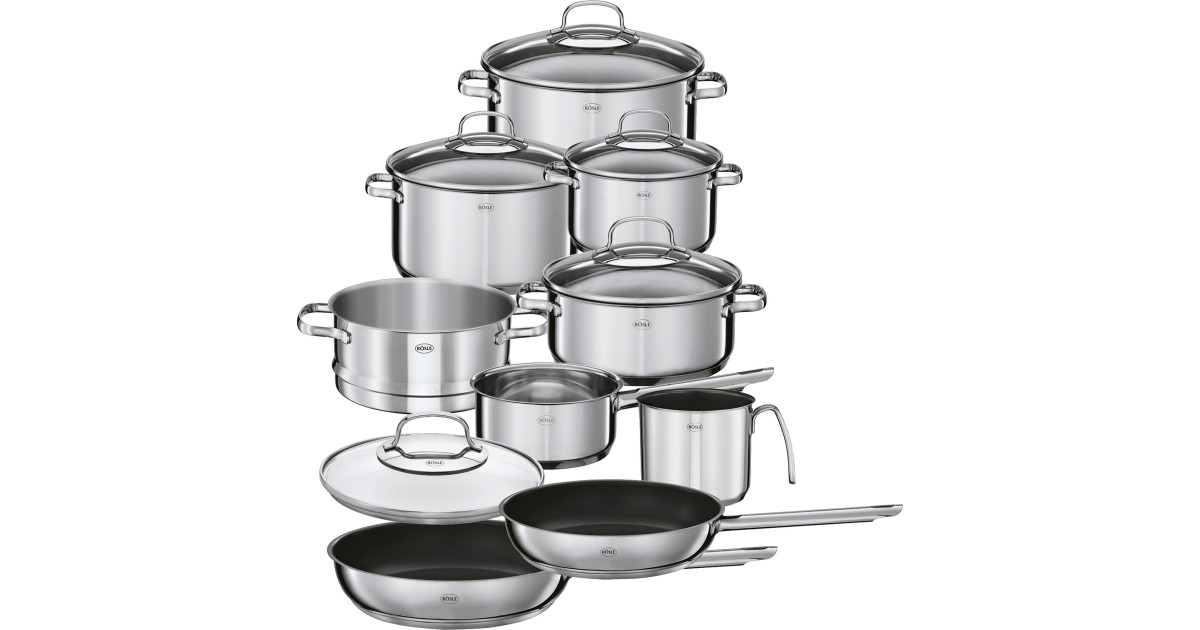 Rösle Topfset Elegance 10 Teilig Test Rösle Topfset Elegance 10-tlg.: 1,5 sehr gut | Unsere Analyse zum