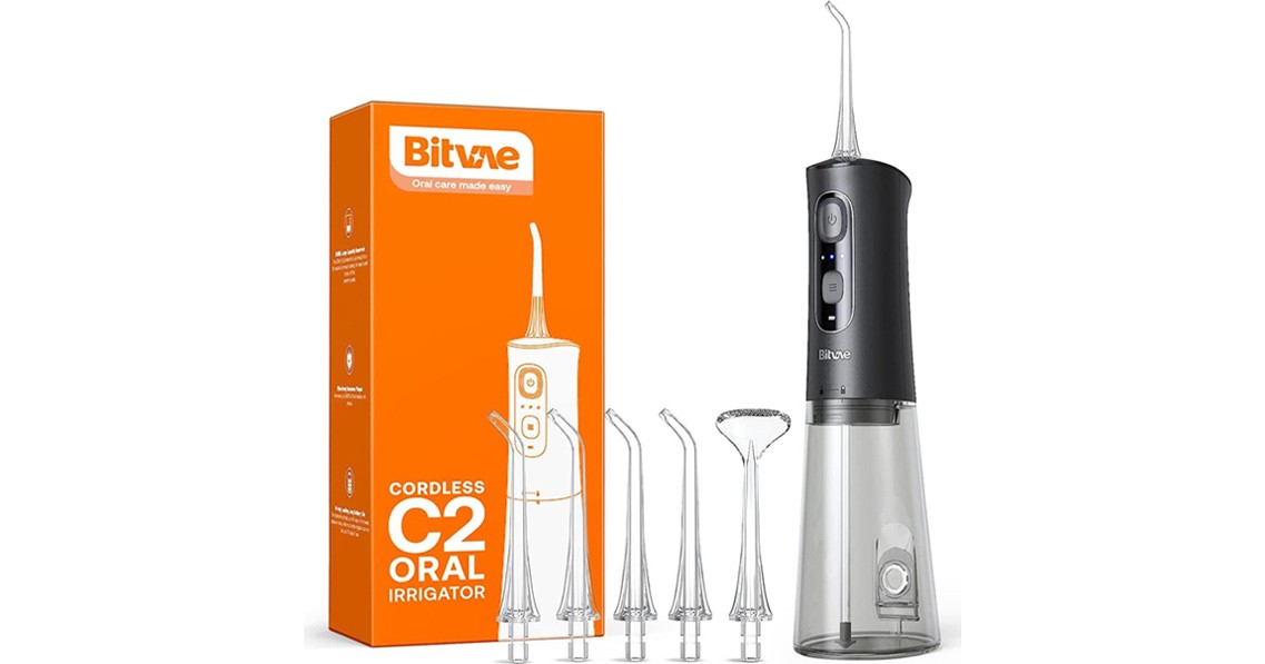 Bitvae Cordless C2 Oral Irrigator: 1,9 gut | Gut ausgestattet mit 3 ...