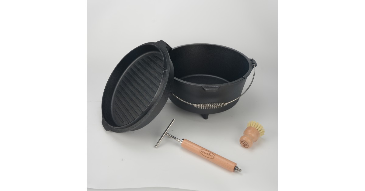 Gusskönig Dutch Oven ohne Standfüße (5 Liter) 1,3 sehr gut Unsere