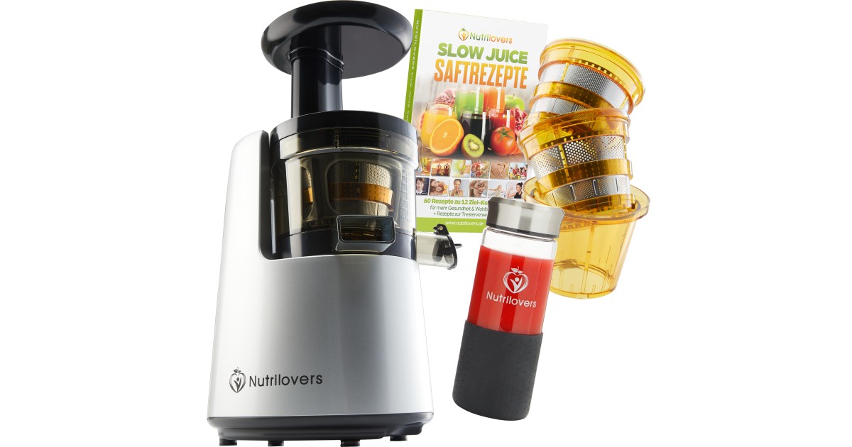 Nutrilovers NutriPress No.1 1,4 sehr gut Unsere Analyse zum Slow Juicer