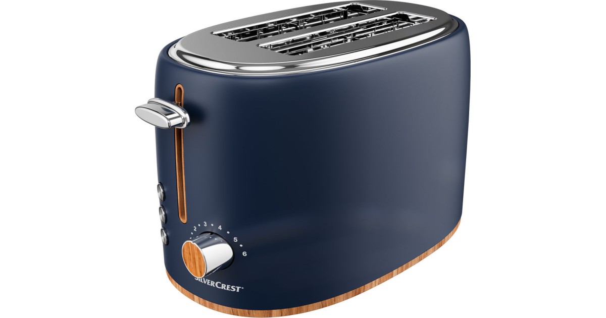 Lidl / Silvercrest STH 900 Klassischer Toaster in stylischer HolzOptik